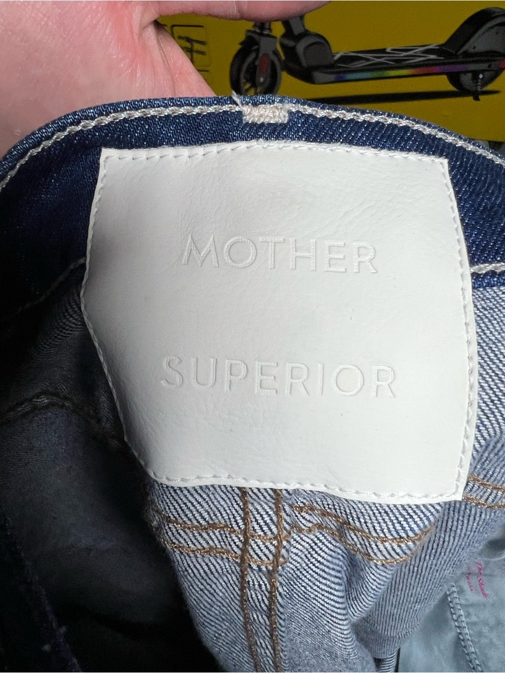 NWT Mother Lil’ Mother The Lil’ Kick it Superior Jeans size 27” High-rise crop - Picture 5 of 8
